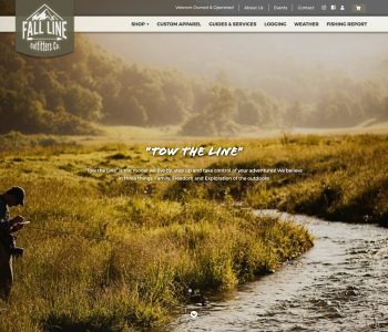 E-Commerce Website Design: Fall Line Outfitters