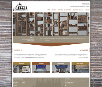 Manufacturing Website Development: Feltz Mfg