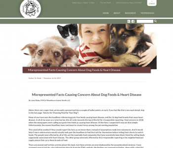 Veterinary Website Design